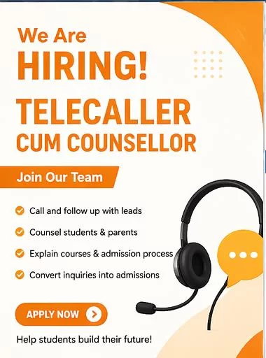Telecaller cum Counsellor